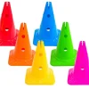 6 grands Cônes slalom 30 cm SUPER RESISTANTS avec trous
