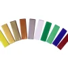 500 grands jetons rectangles 5.5 x 1.6 cm en plastique coloré
