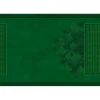 Grand tapis Belote 100 x 60 cm pour jeu Vert Classique + grille points