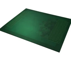 Grand tapis Belote 100 x 60 cm pour jeu Vert Classique + grille points