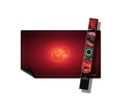 Grand tapis multijeux 100 x 60 cm rouge rubis - super qualité taille 2