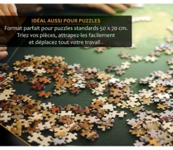 Grand tapis multijeux 100 x 60 cm Vert émeraude - super qualité taille 2