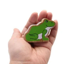Grenouille en bois 6.4 x 4.5 x 2.5 cm