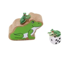 Grenouille en bois 6.4 x 4.5 x 2.5 cm