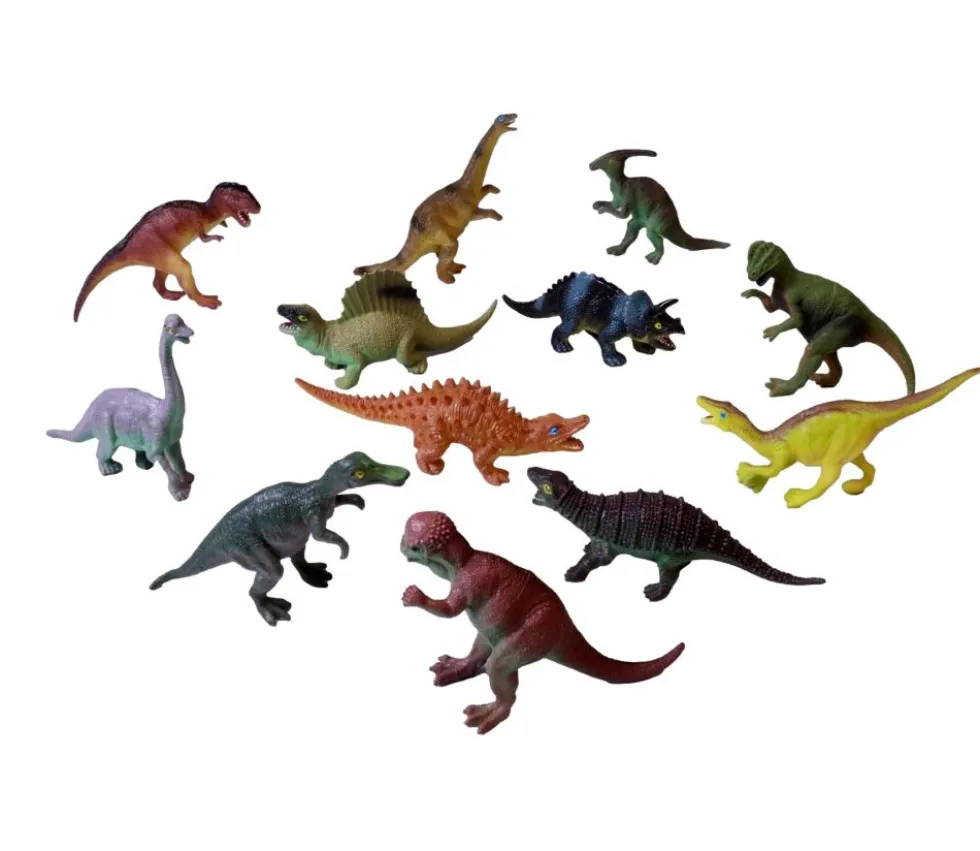 12 gros dinosaures Animaux figurines de 10 à 15 cm - jouet pas cher
