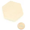 Hexagone plat en bois de 4.5 cm - 45 x 45 x 8 mm