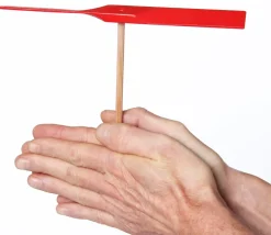 Hélice volante en bois 20 cm