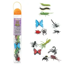 Insectes 5/6 cm : 14 figurines dans un tube