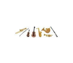 8 instruments de musique figurines jouet