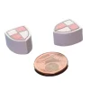 Jeton bouclier rouge/blanc blason en bois 15 x 12 x 8 mm à l'unité