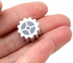 Jeton en bois engrenage roue dentée Ø 15 mm