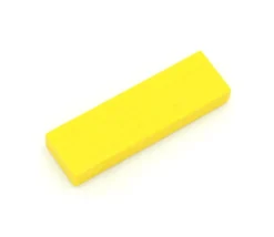 Jeton en bois grand rectangle pour jeux 54 x 16 x 7 mm à l'unité