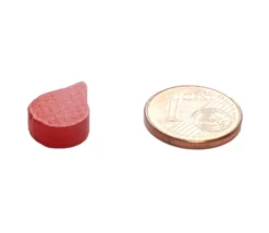 Jeton goutte rouge 14 x 10 x 4 mm