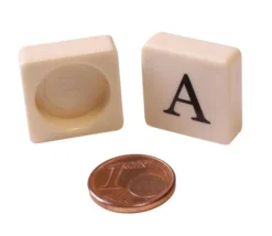 Jeton Lettre de l'alphabet en plastique à l'unité