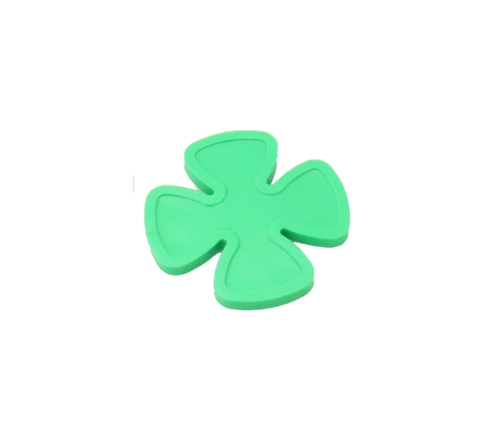 Jeton 29 mm trèfle à 4 feuilles vert