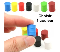 Jeton petit Tonneau 12 x 15 mm baril en bois