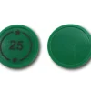 Jeton rond numéroté en plastique 2.9 cm
