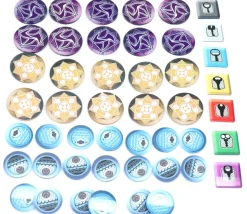 46 jetons compatibles jeu Arkham Horror