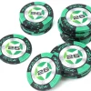 20 Jetons de poker crown argile valeur 25 - 14 gr