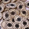 500 jetons en bois repas - 2.5 cm pour restauration