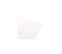 22 jetons hexagones 50 mm blancs à imprimer sur feuille prédécoupée