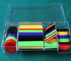 100 Jetons mise pour jeux (5 couleurs) 10 50 100