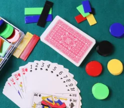 100 Jetons mise pour jeux (5 couleurs) 10 50 100