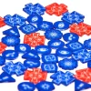 80 jetons rouges et bleus compatibles jeu XWing bleu