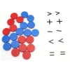 22 jetons réversibles + 10 jetons signes mathématiques