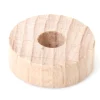 Jeton troué bois 21 x 7 mm pour abaque et jeux pion à l'unité - trou 7 mm