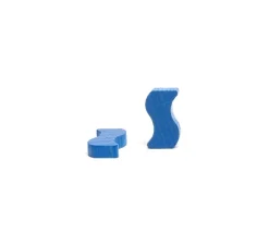 Jeton vague bleue 20 x 10 x 4 mm