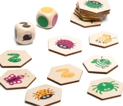 Jeu bois Les insectes - Mémo géant et recherche active