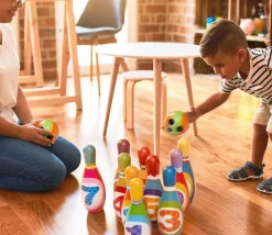 Jeu de bowling doux souple pour enfants