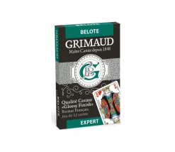 Jeu de cartes 32 cartes Grimaud EXPERT Belote