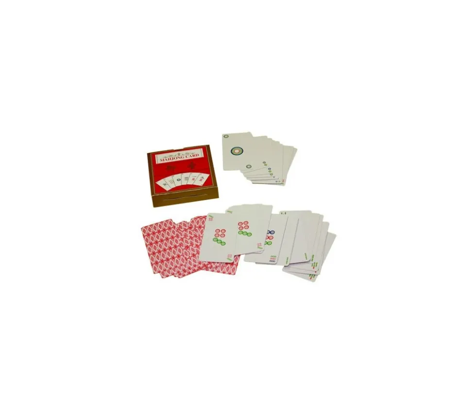Jeu de cartes de Mahjong
