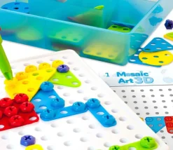 Jeu de construction vissage - mosaique art 3D
