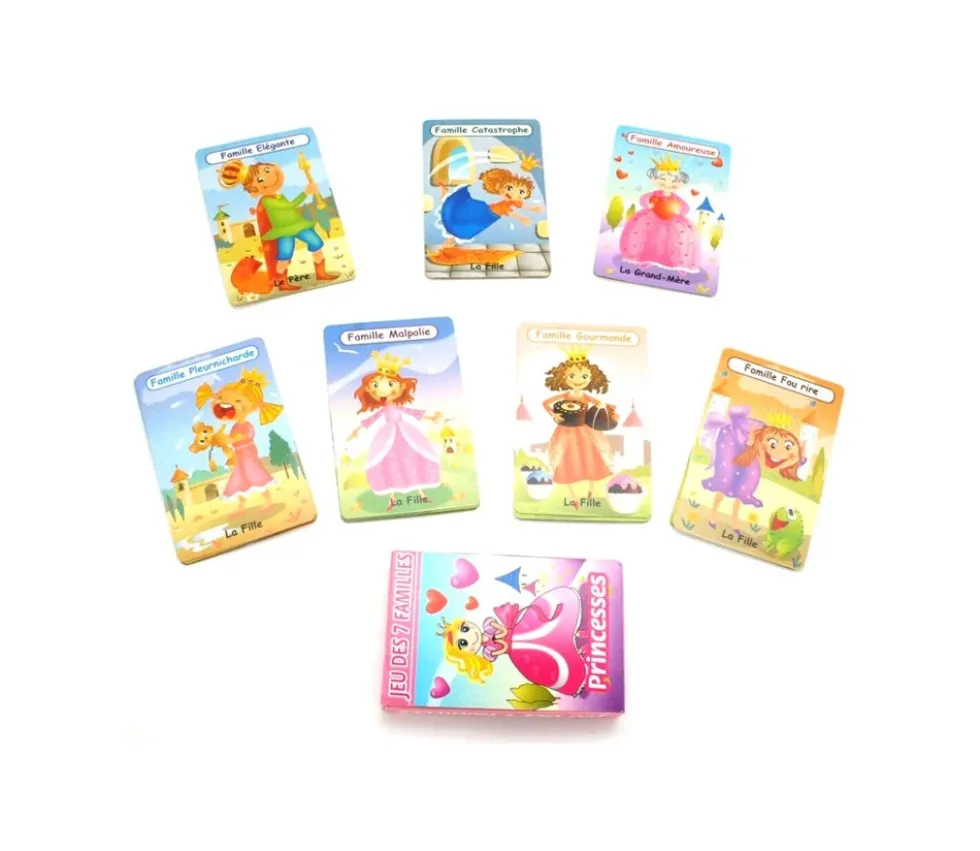 Jeu de 7 familles princesse
