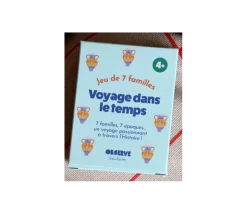 Jeu de 7 familles - Voyage dans le temps - HISTOIRE