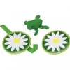 Jeu de lancer : grenouille scratch avec 2 cibles velcro nénuphar