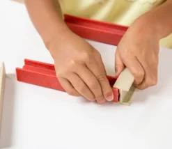 Jeu de poutres emboitables en bois écologique - construction