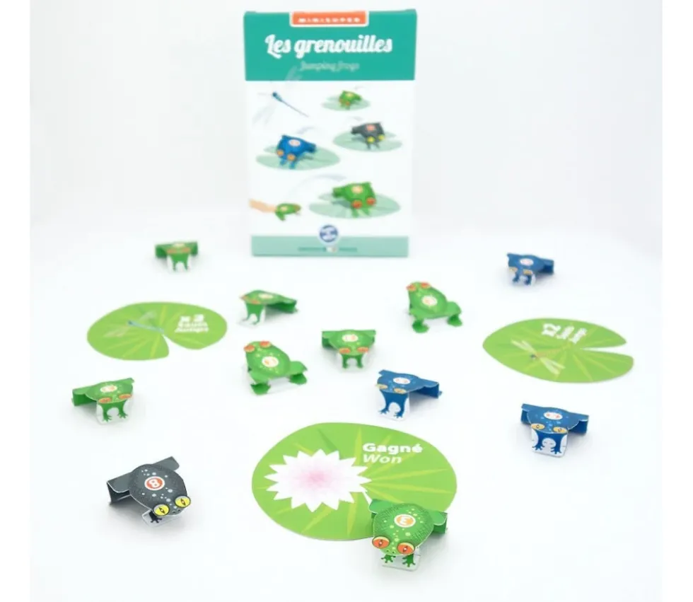 Jeu des grenouilles sauteuses à construire