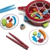 Jeu en bois Veggie - Wok motricité fine