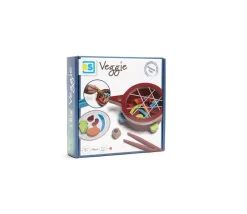 Jeu en bois Veggie - Wok motricité fine
