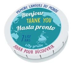 Jeu Mémoire Langues du monde 32 cartes