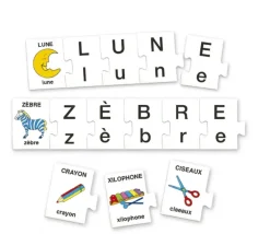 Jeu puzzle Cherche les lettres - Découverte de l'alphabet