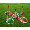 Jeux adresse Cible de lancer coloré avec anneaux