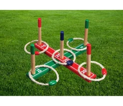 Jeux adresse Cible de lancer coloré avec anneaux