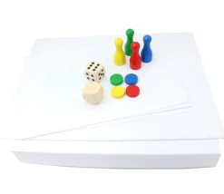 Kit 3 Géant : créer votre jeu avec pions et dés géants