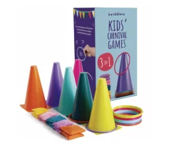KIT Jeux adresse 26 pièces : cônes, anneaux, mini sacs de lancer