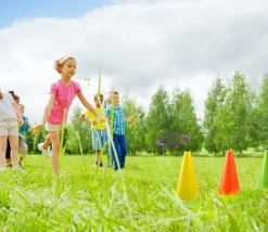 KIT Jeux adresse 26 pièces : cônes, anneaux, mini sacs de lancer